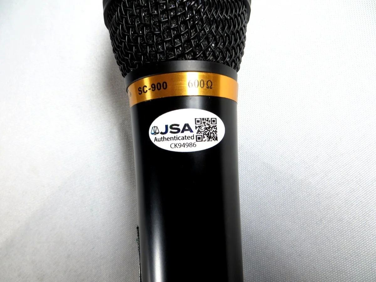 Larry Lalonde Signed Autographed Microphone Primus Guitarist Ler JSA CK94986, изображение 2