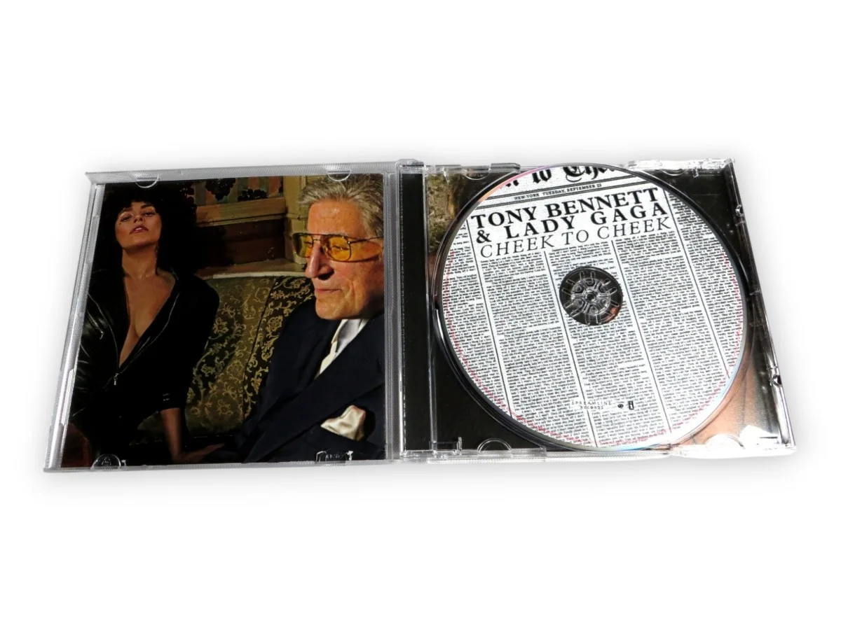 Lady Gaga Signed Autographed CD Booklet Cheek to Cheek Tony Bennett JSA CK94426, image 2