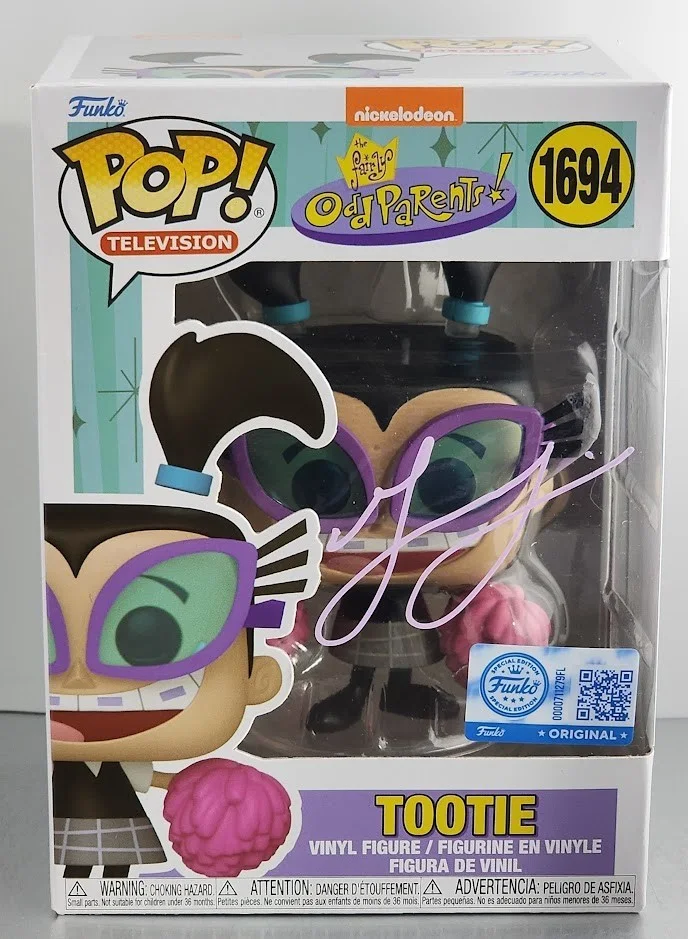 Grey Delisle — Grey Delisle Signed Autographed Funko Pop #1694 TOOTIE The Fairly Oddparents