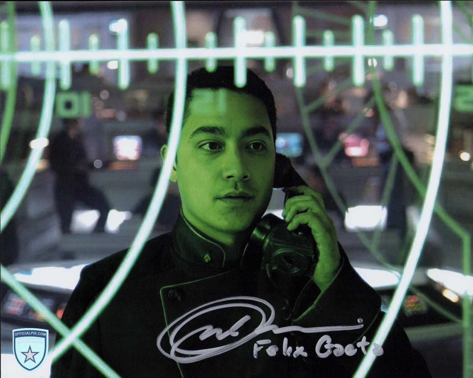 Alessandro Juliani — Signed Alessandro Juliani Battlestar Galactica LT Gaeta 8x10 w/ Official Pix COA