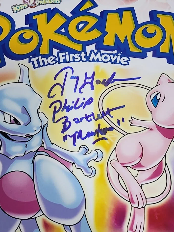 Jay Goede — Jay Goede Signed Autographed 11x17 Photo Mewtwo Pokemon The First Movie, изображение 2