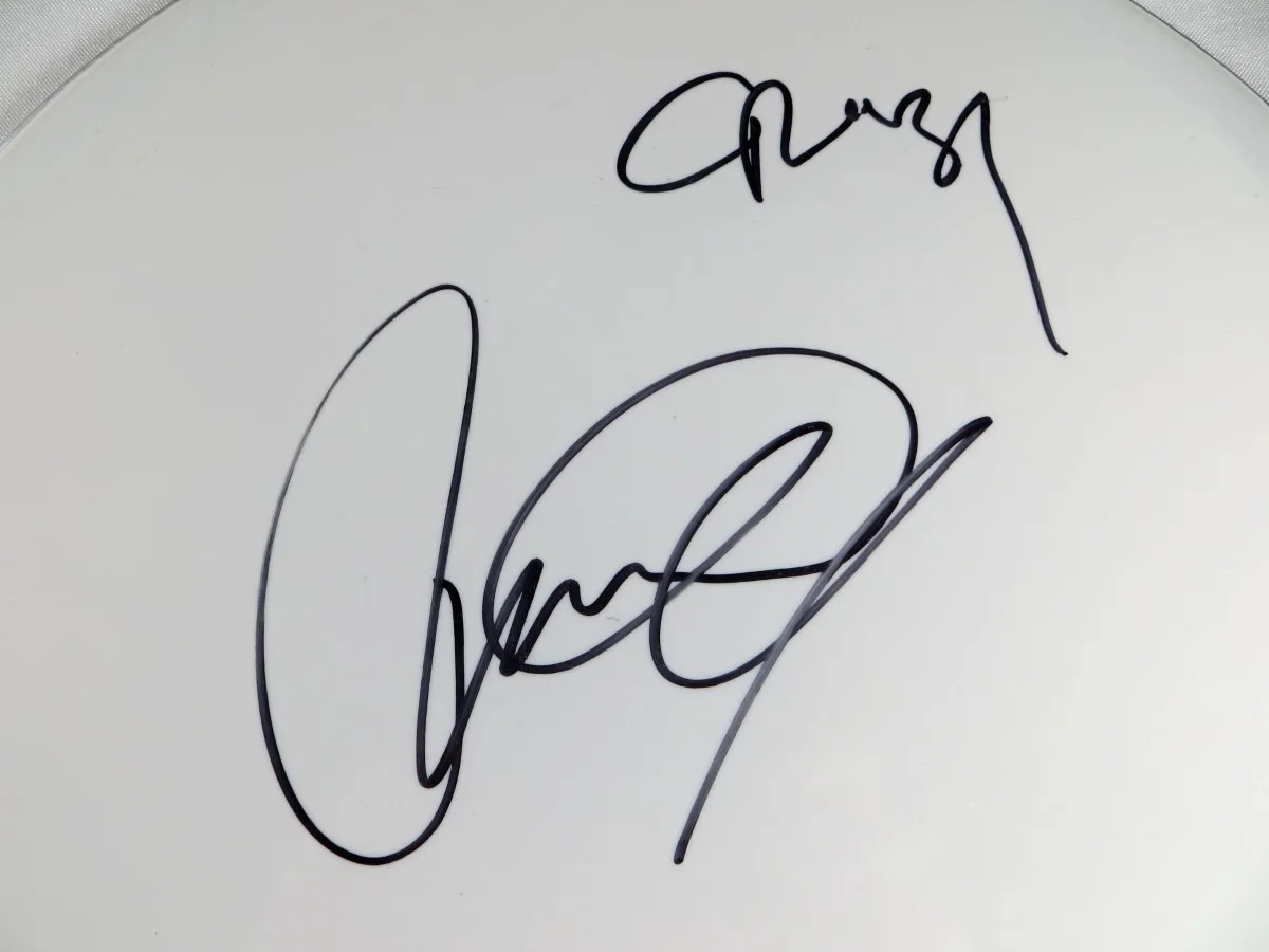 Richard Marx Signed Autographed 13" Drumhead "Crazy" Inscribed JSA CJ08434, изображение 2