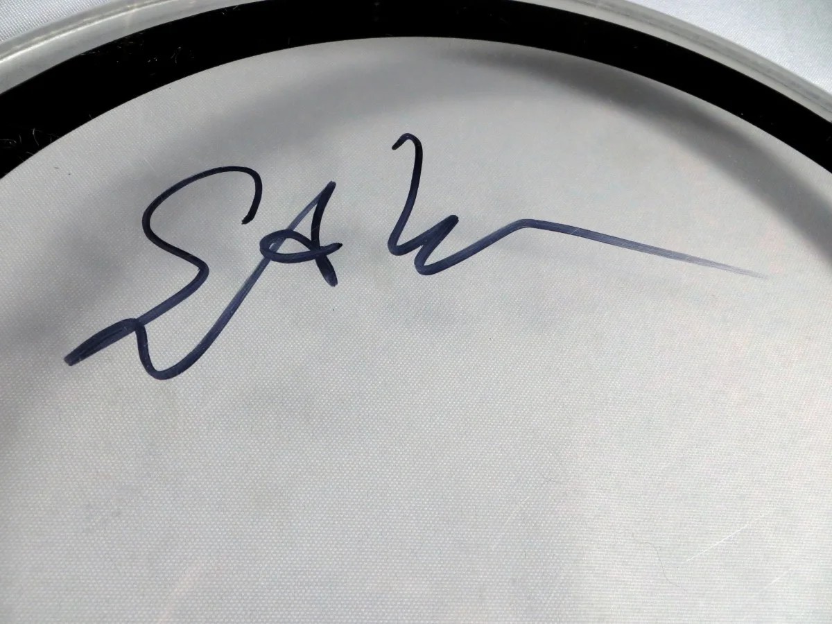 Stephen Perkins Signed Autographed 14" Drumhead Jane's Addiction JSA CJ08432, image 2