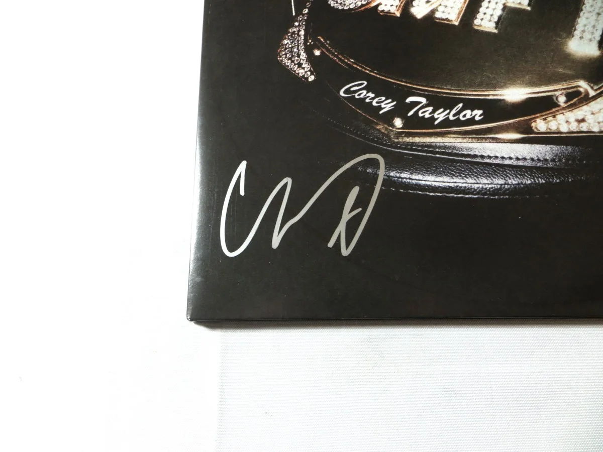 Corey Taylor Dual Autographed Record Album Cover CMFT Debut BAS BU96826, изображение 2