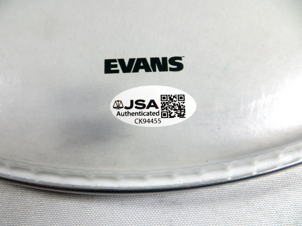 Steve Gorman Signed Autographed 14" Drumhead The Black Crowes JSA CK94455, изображение 2