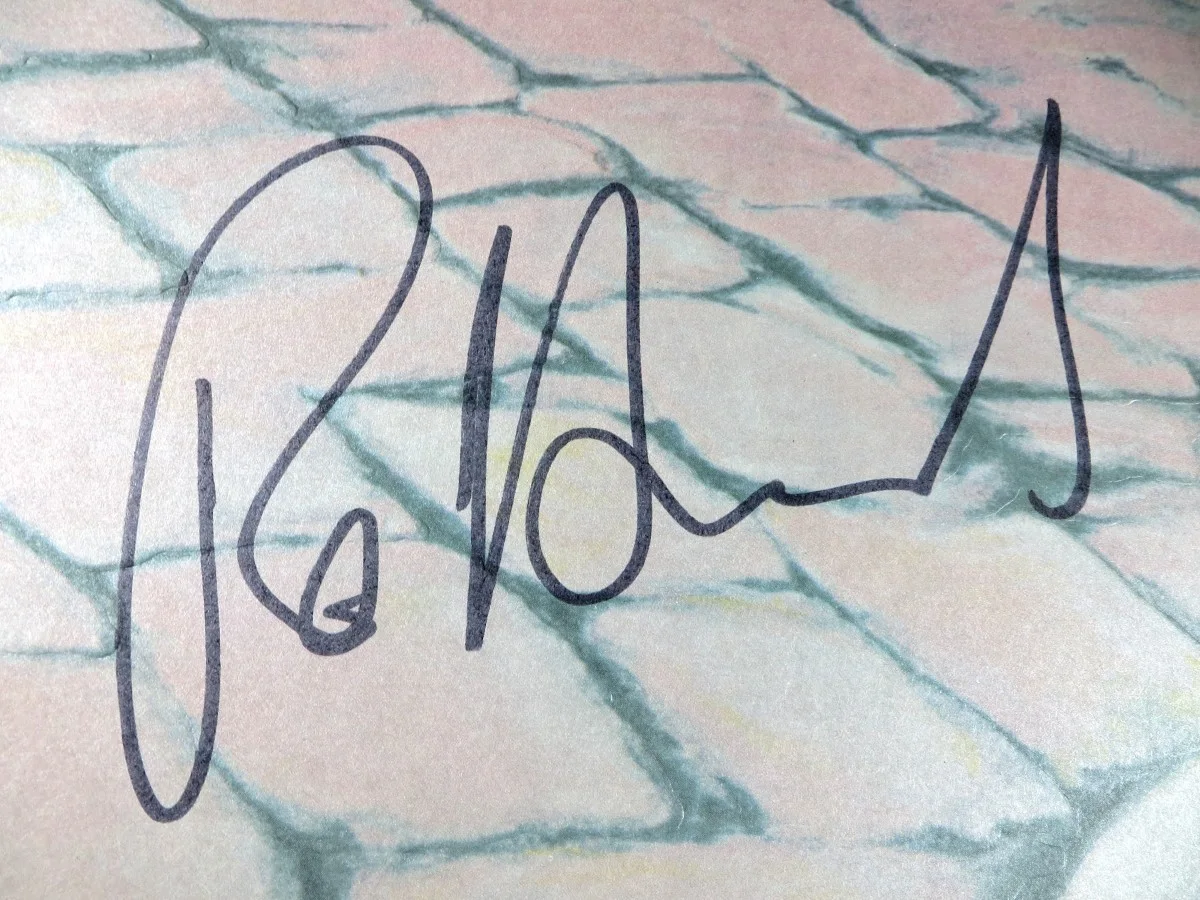 Rod Stewart Signed Autographed Record Album Cover Gasoline Alley BAS BU96820, изображение 2