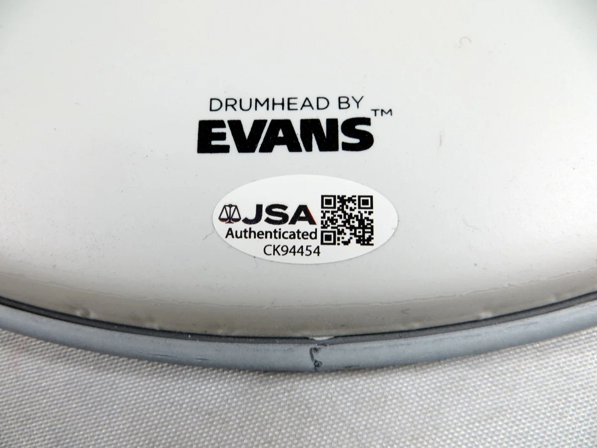 Stephen Perkins Signed Autographed 13" Drumhead Jane's Addiction JSA CK94454, image 2