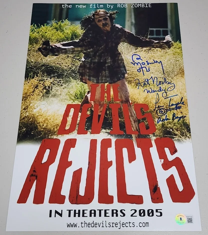 Kate Norby, Bill Moseley & Lew Temple — The Devil's Rejects Triple Signed 11x17 Kate Norby Bill Moseley Lew Temple