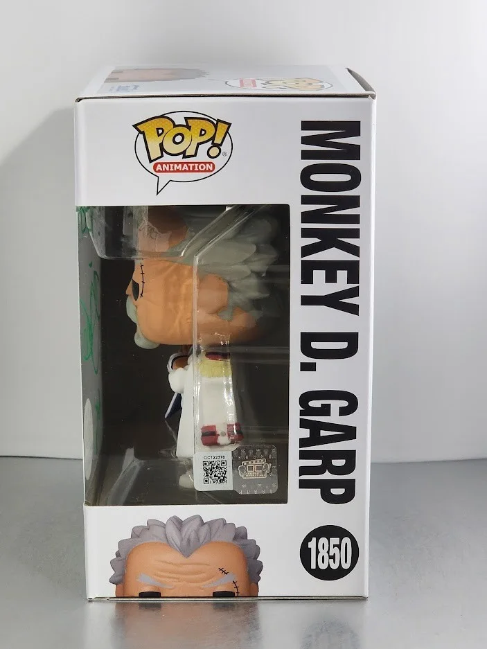 Brian Mathis — Brian Mathis Autographed Signed Quoted Funko Pop #1850 Monkey D. Garp One Piece, image 2