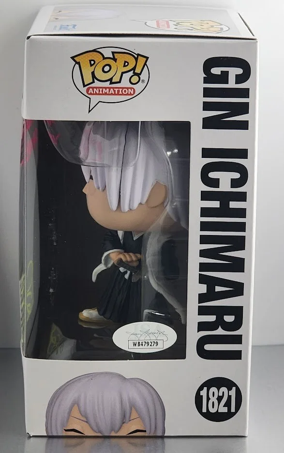 Doug Erholtz — Doug Erholtz Autographed Signed & Quoted Funko Pop #1821 Bleach Gin Ichimaru JSA, изображение 2