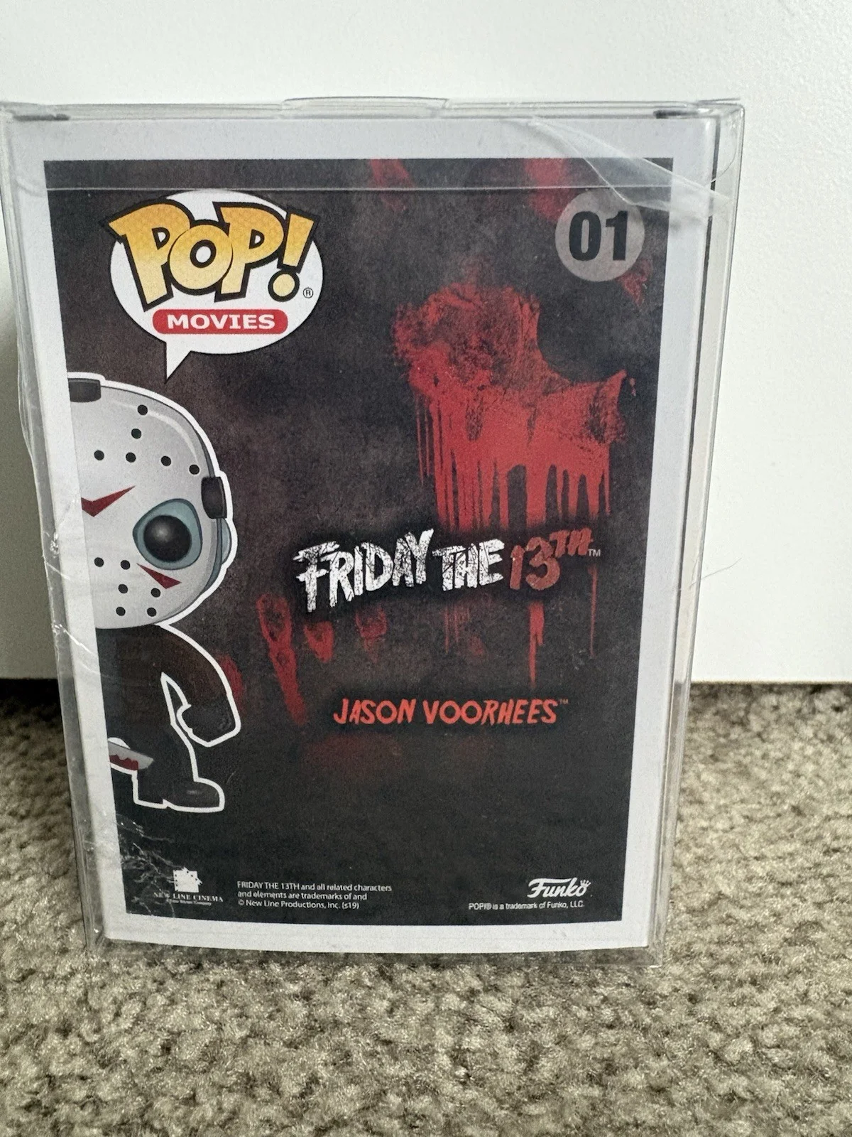 Ari Lehman — Ari Lehman Signed Quoted Funko Pop #01 Jason Voorhees Friday The 13th Horror, image 2
