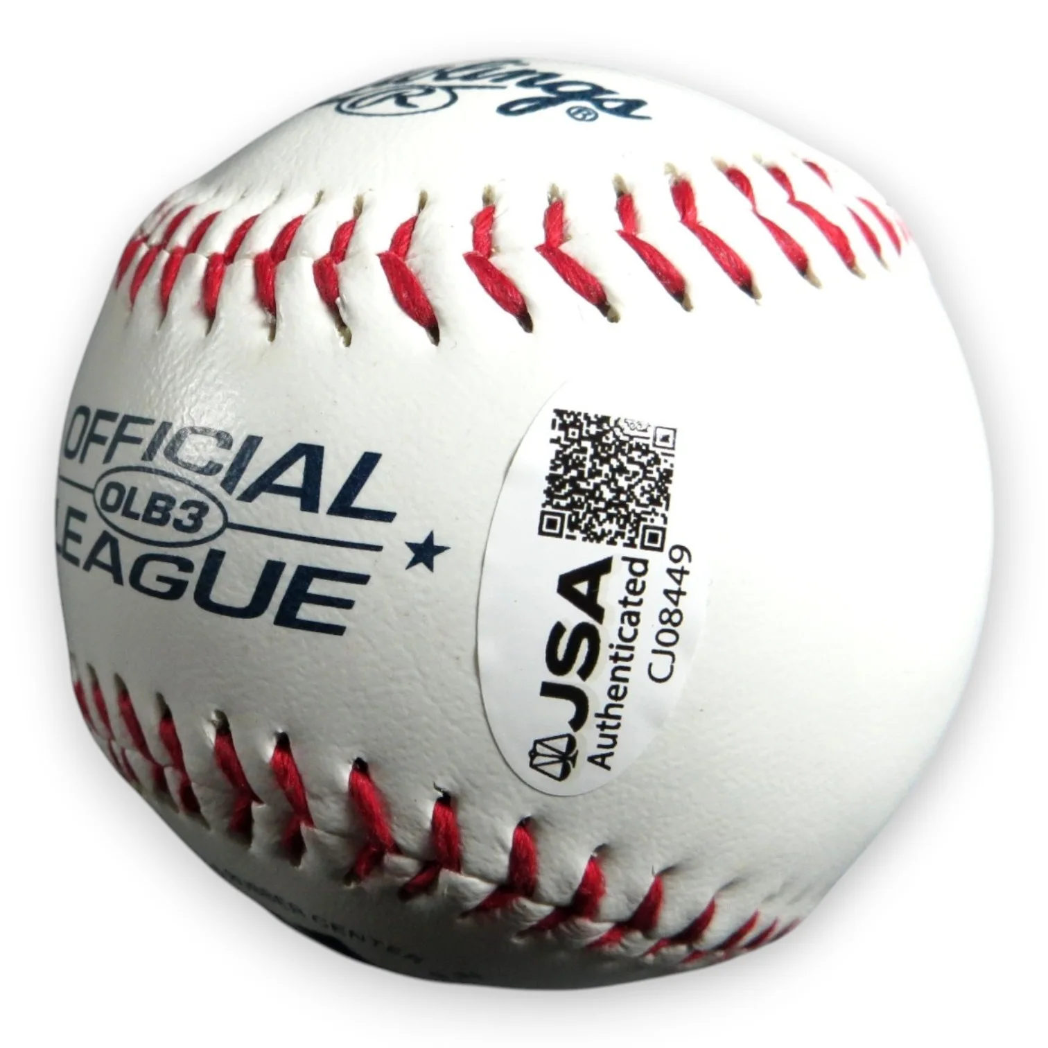 Josh Gad — Josh Gad Signed Autographed Baseball Frozen Olaf 21 Spaceballs JSA CJ08449, image 2