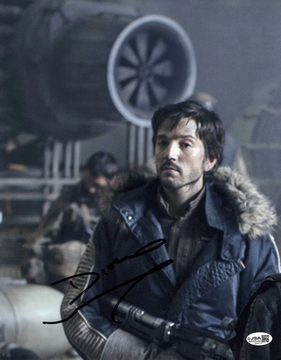 Diego Luna — Diego Luna Signed Autographed 11X14 Photo Star Wars Rogue One Andor JSA CK94719