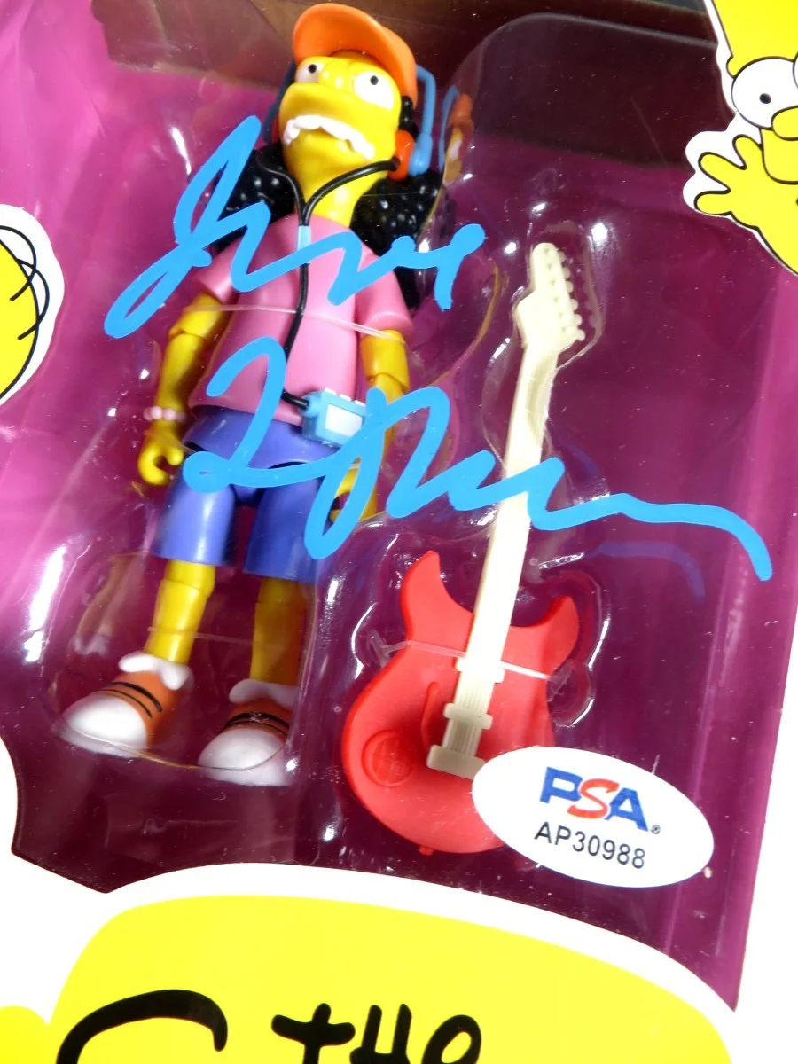 James L. Brooks — James L. Brooks Signed Autographed Action Figure The Simpsons Otto PSA AP30988, изображение 3