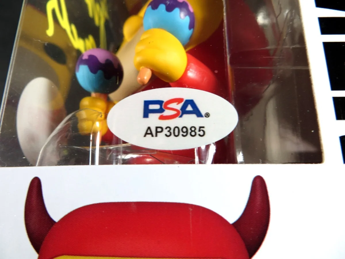 James L. Brooks — James L. Brooks Signed Autographed Funko POP! Simpsons Evil Homer PSA AP30685, image 2