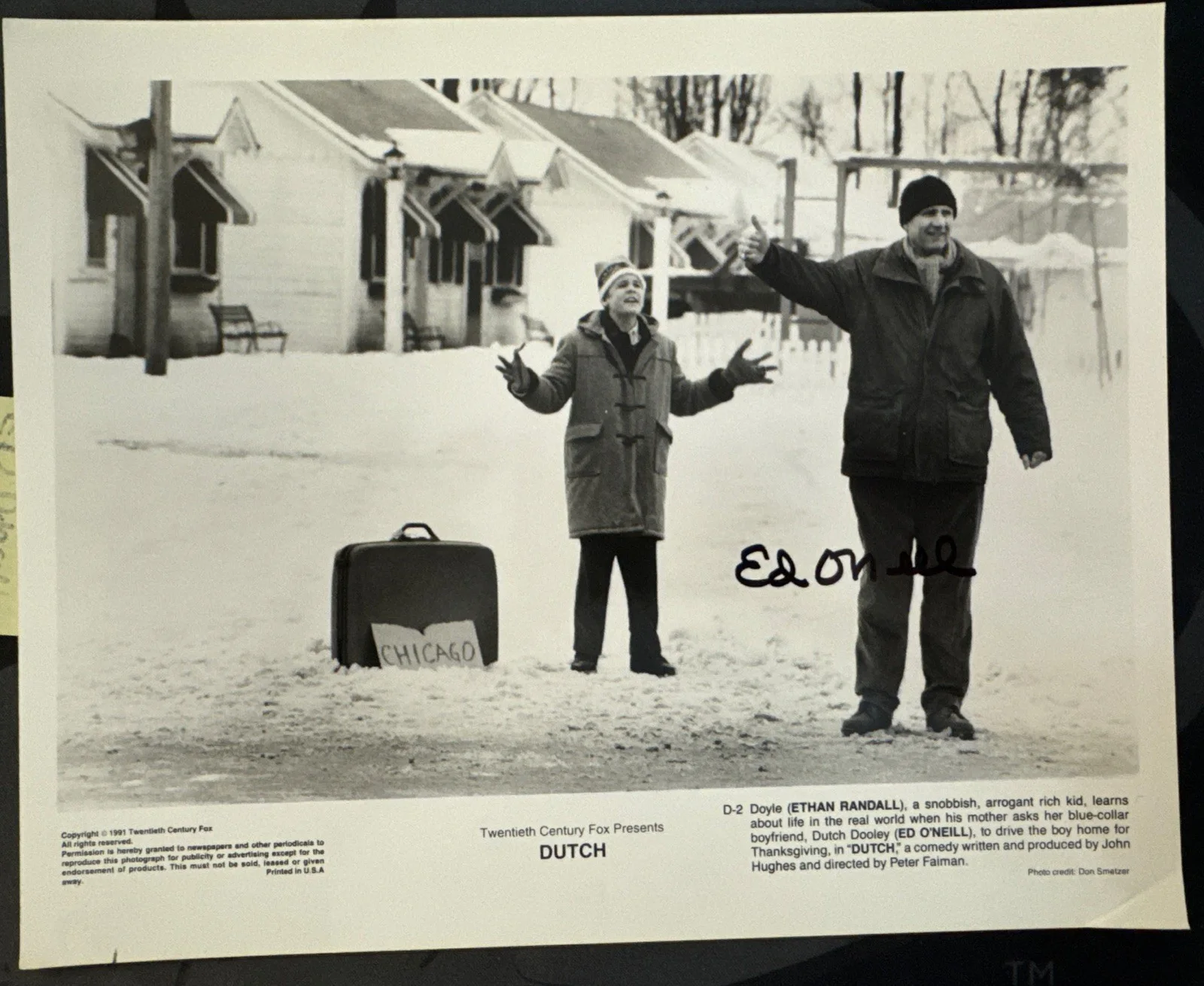 Ed O’Neill — Ed O’Neill Signed Dutch Promo Still 8x10 Photo Autograph Rare, image 2