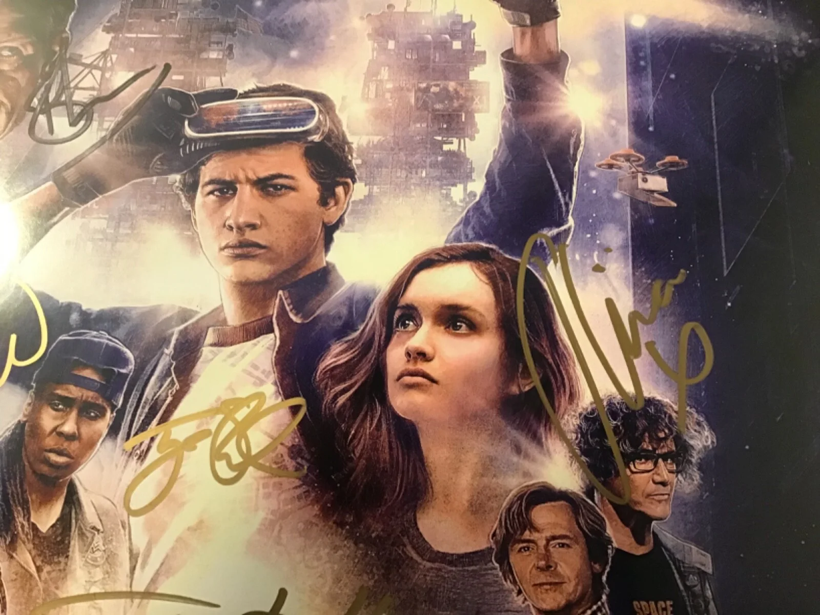 OLIVIA COOKE Ernest Cline TYE SHERIDAN — READY PLAYER ONE Wondercon 2018 SIGNED x8 OLIVIA COOKE Tye SHERIDAN Ernest CLINE, изображение 4