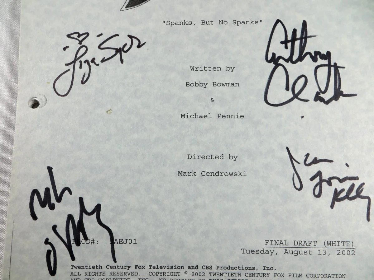 Anthony Clark, Mike O'Malley, Liza Snyder, Jean Louisa Kelly — Yes, Dear Cast Signed Autographed Script Clark Kelly Snyder O'Malley JSA CK94698, image 2