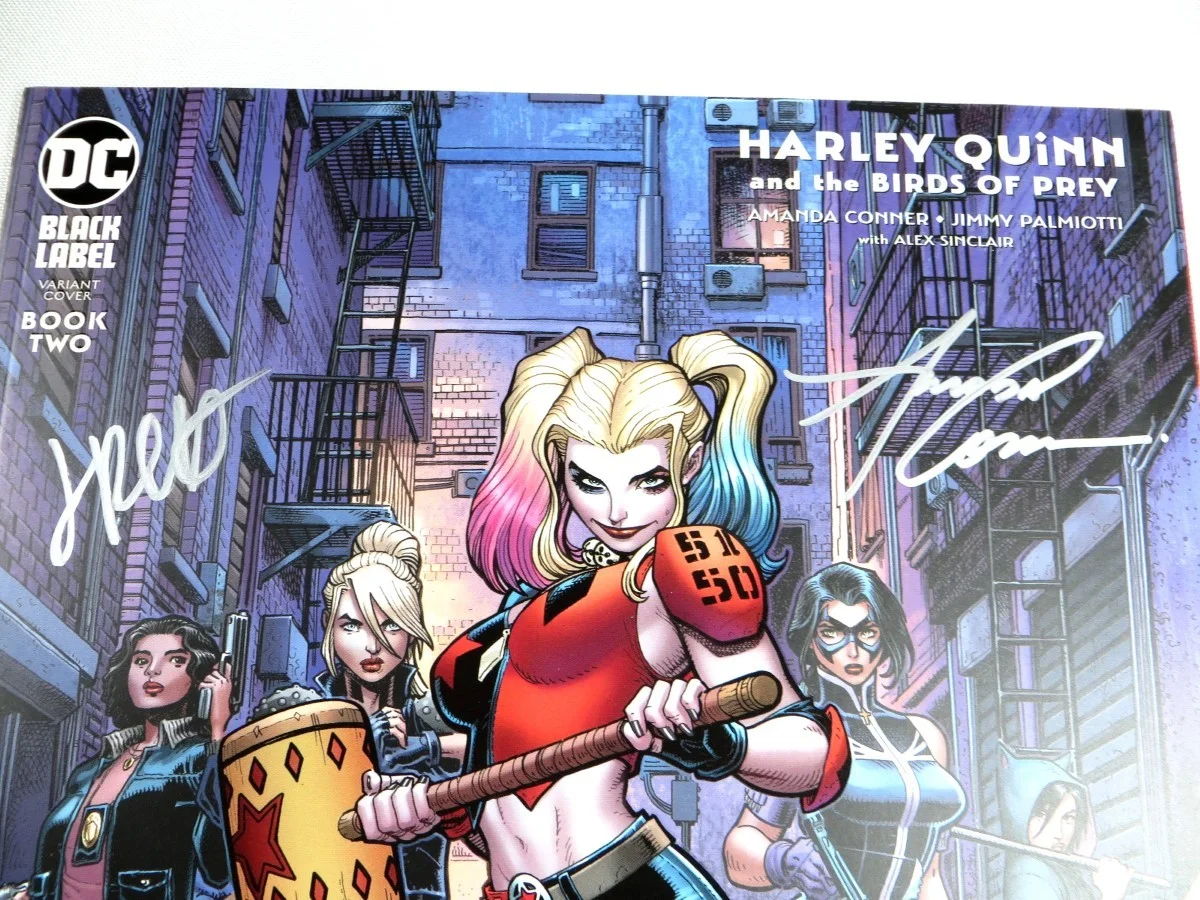 Amanda Conner, Jimmy Palmiotti — Amanda Conner Jimmy Palmiotti Signed Auto Comic Book Harley Quinn JSA CK94725, изображение 2