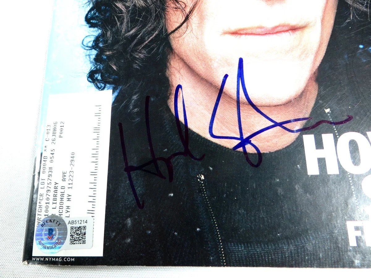 Howard Stern — Howard Stern Signed Autographed Magazine New York 12/12/2005 BAS AB51214, изображение 2