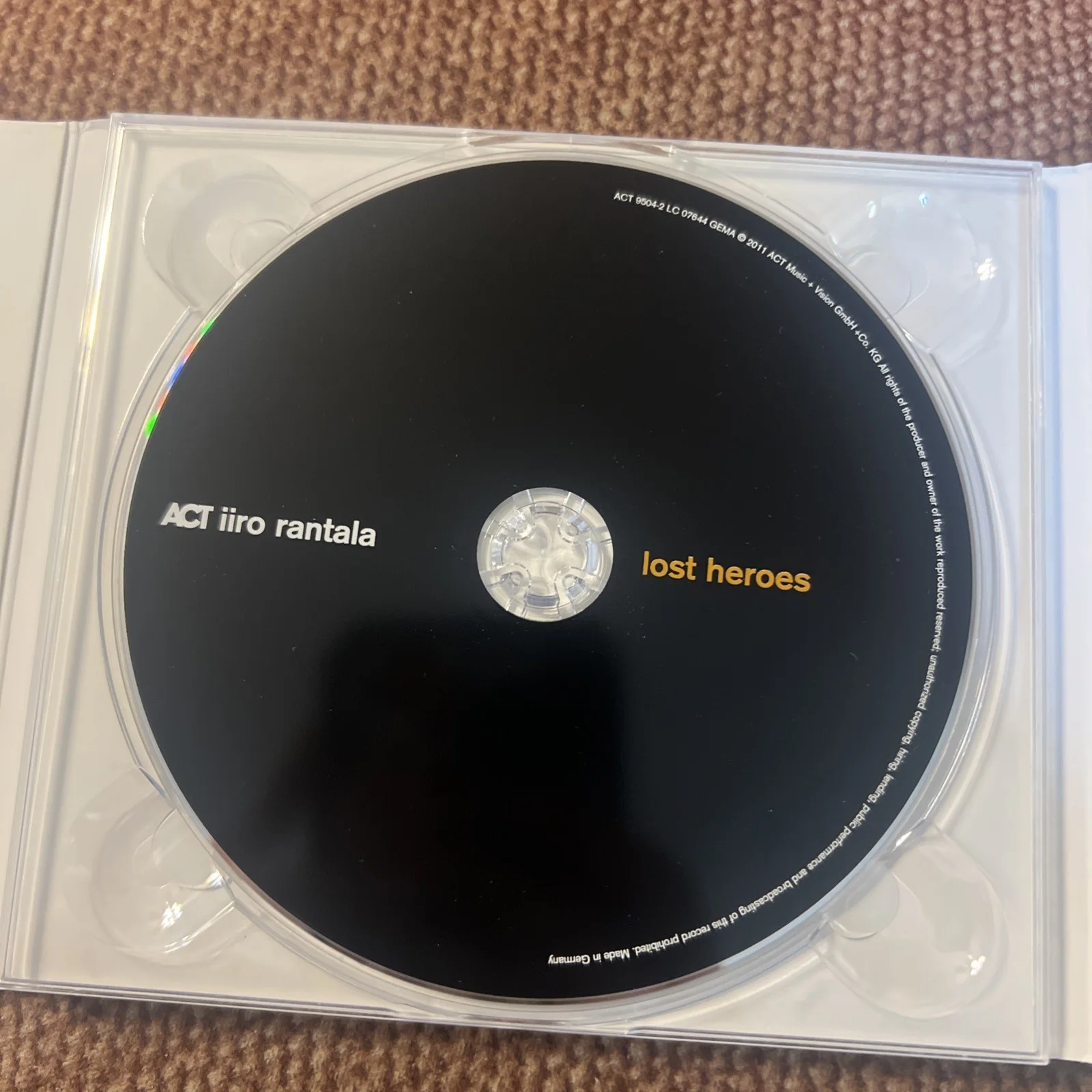 IIRO RANTALA - Lost Heroes Signed Autographed CD Collectible, image 5