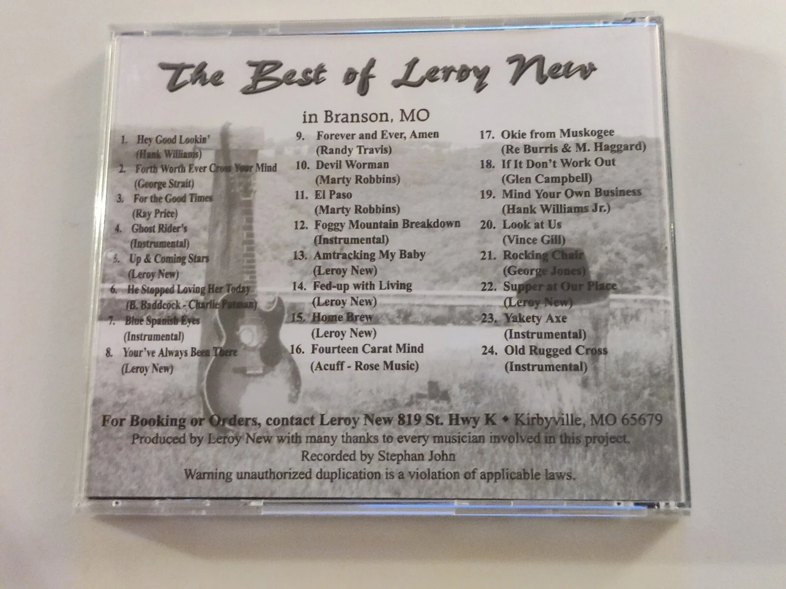 The Best Of Leroy New - (CD) Autographed Signed, изображение 4