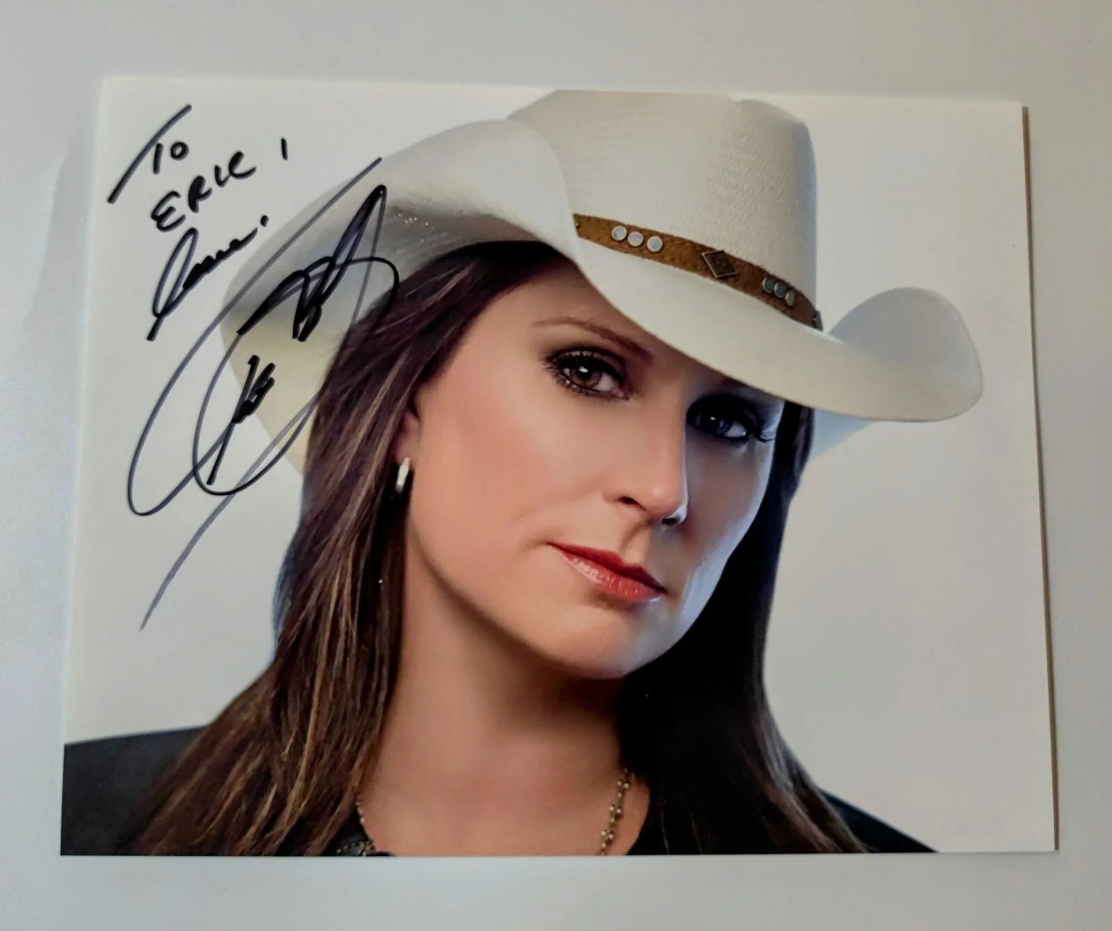 Terri Clark — Terri Clark Autographed Signed Original 8x10" Photo Country Music "To Eric"