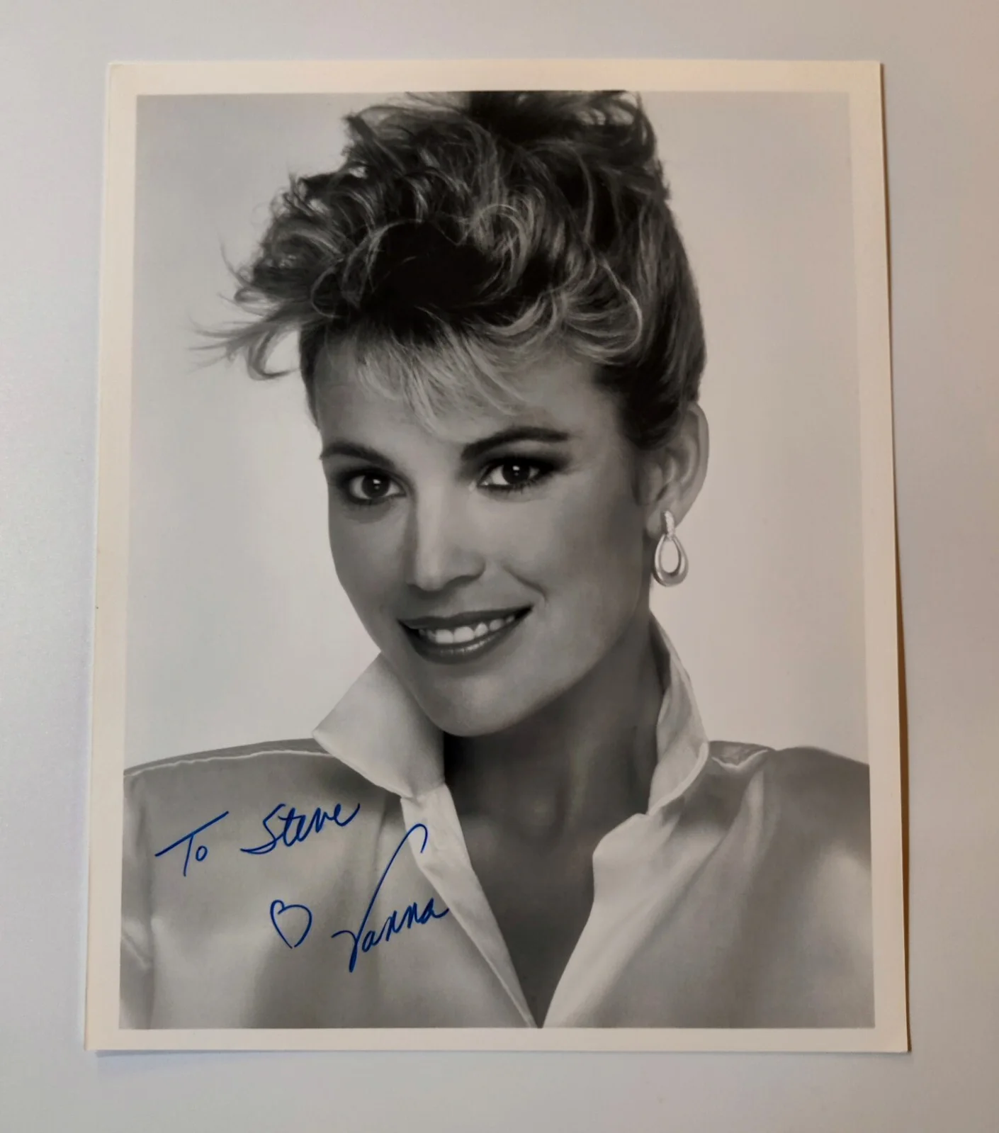 Vanna White — Vanna White Wheel Of Fortune Signed Autographed 8x10" Photo "To Steve"