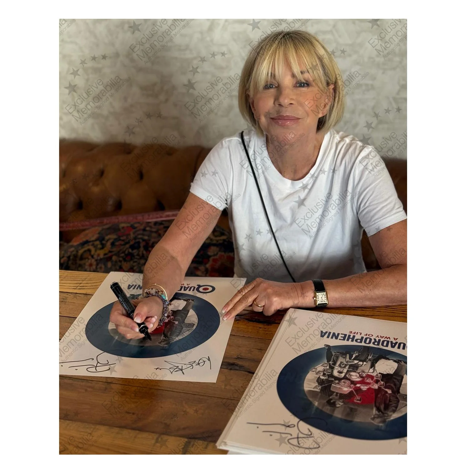 Phil Daniels, Leslie Ash — Phil Daniels & Leslie Ash Signed Quadrophenia Poster. Framed, image 3