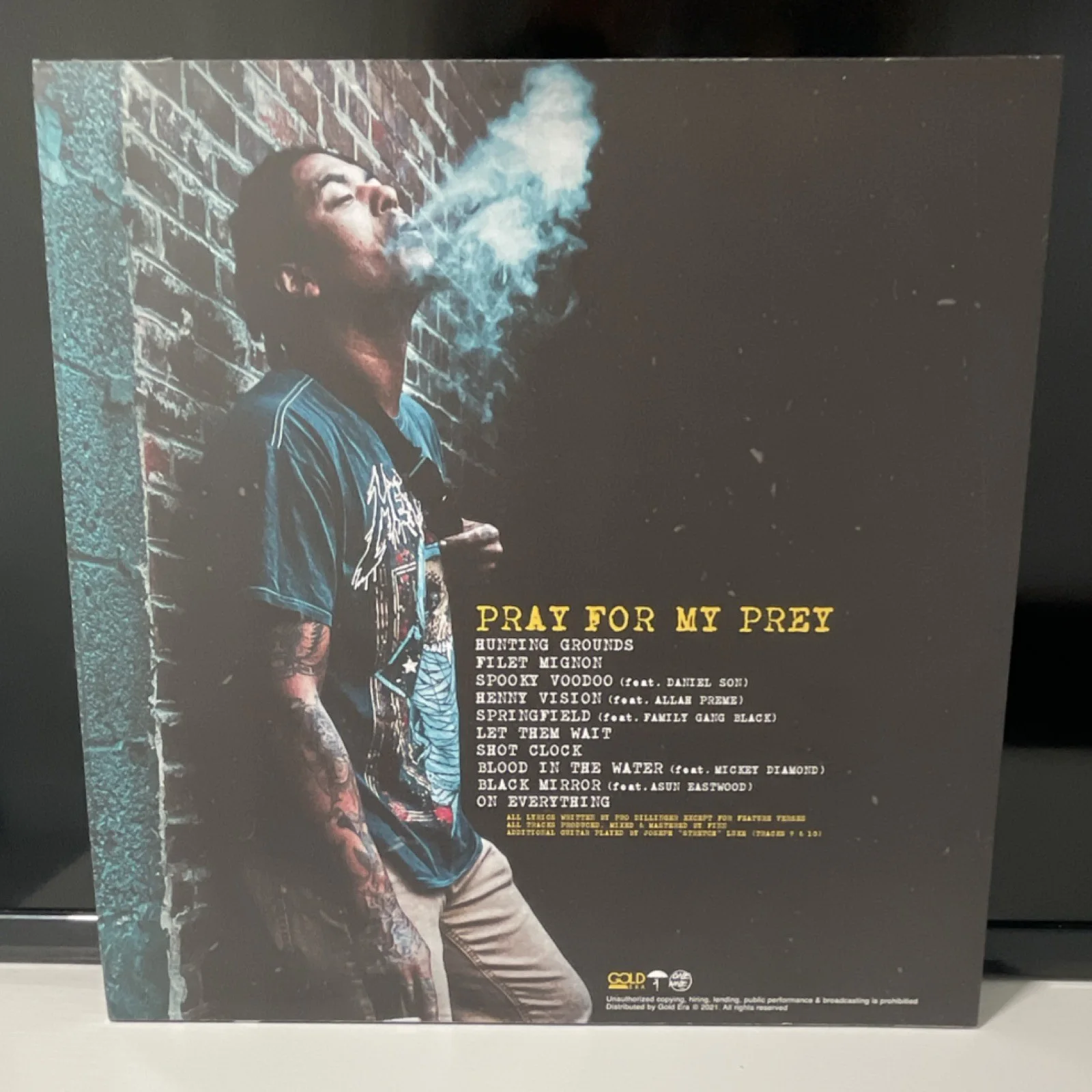 Pro Dillinger - Pray For My Prey - Spooky Voodoo Vinyl, image 2