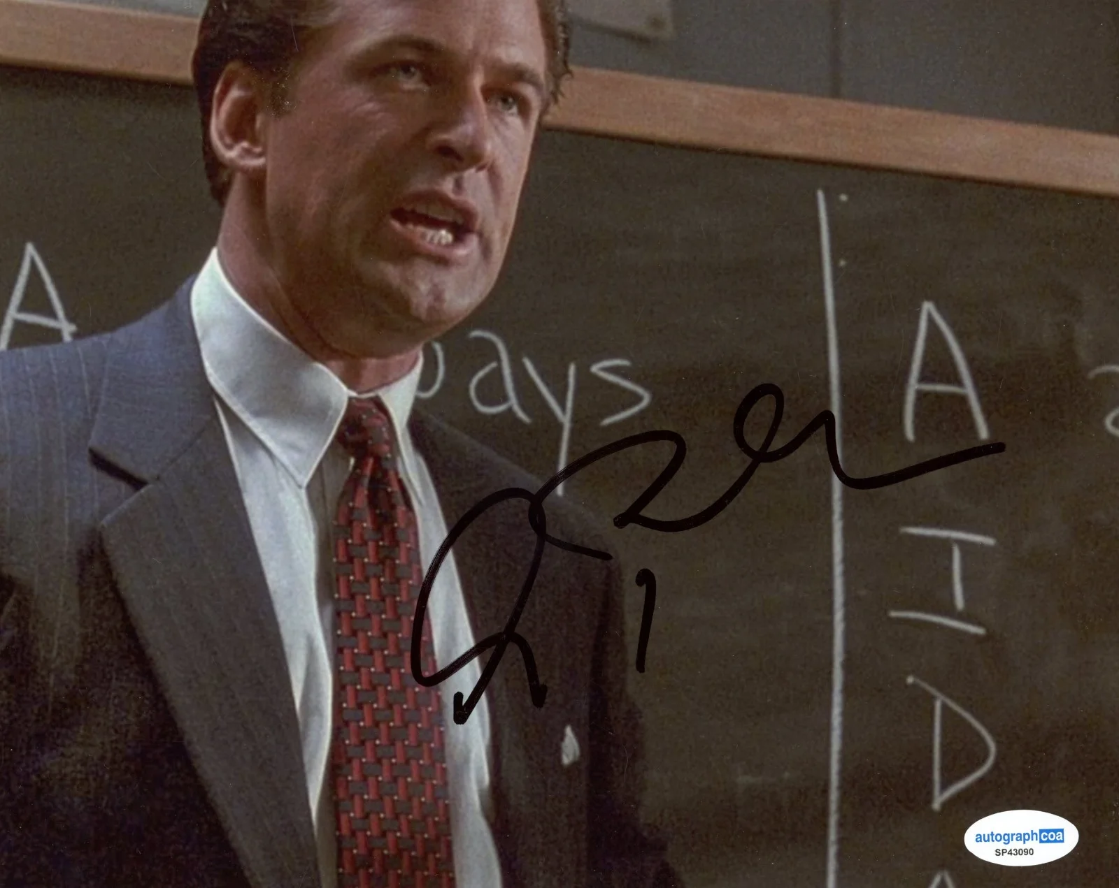 Alec Baldwin — Alec Baldwin Signed Autographed Glengarry Glen Ross "A-B-C" 8x10 Photo ACOA, изображение 2