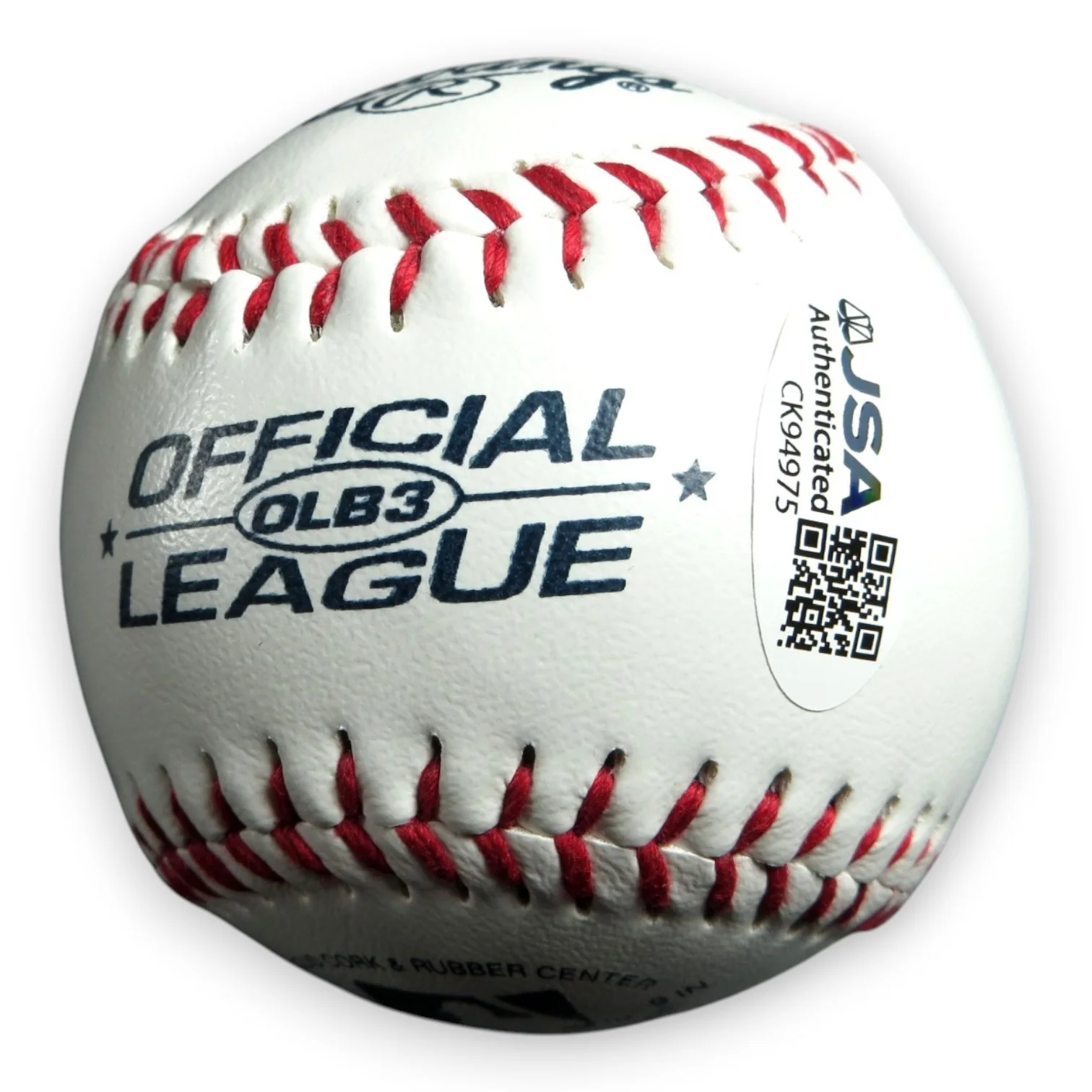 Alyssa Diaz — Alyssa Diaz Signed Autographed Baseball "The Rookie" Angela Lopez JSA CK94975, изображение 2