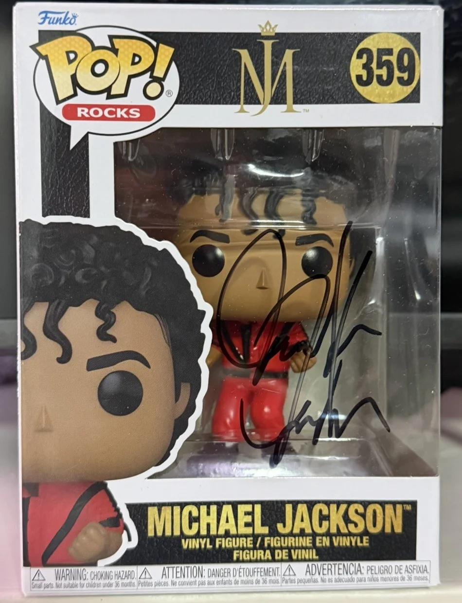 Michael Jackson Funko Pop Signed by Jaafar Jackson Autographed w/ Proof Rare, image 2