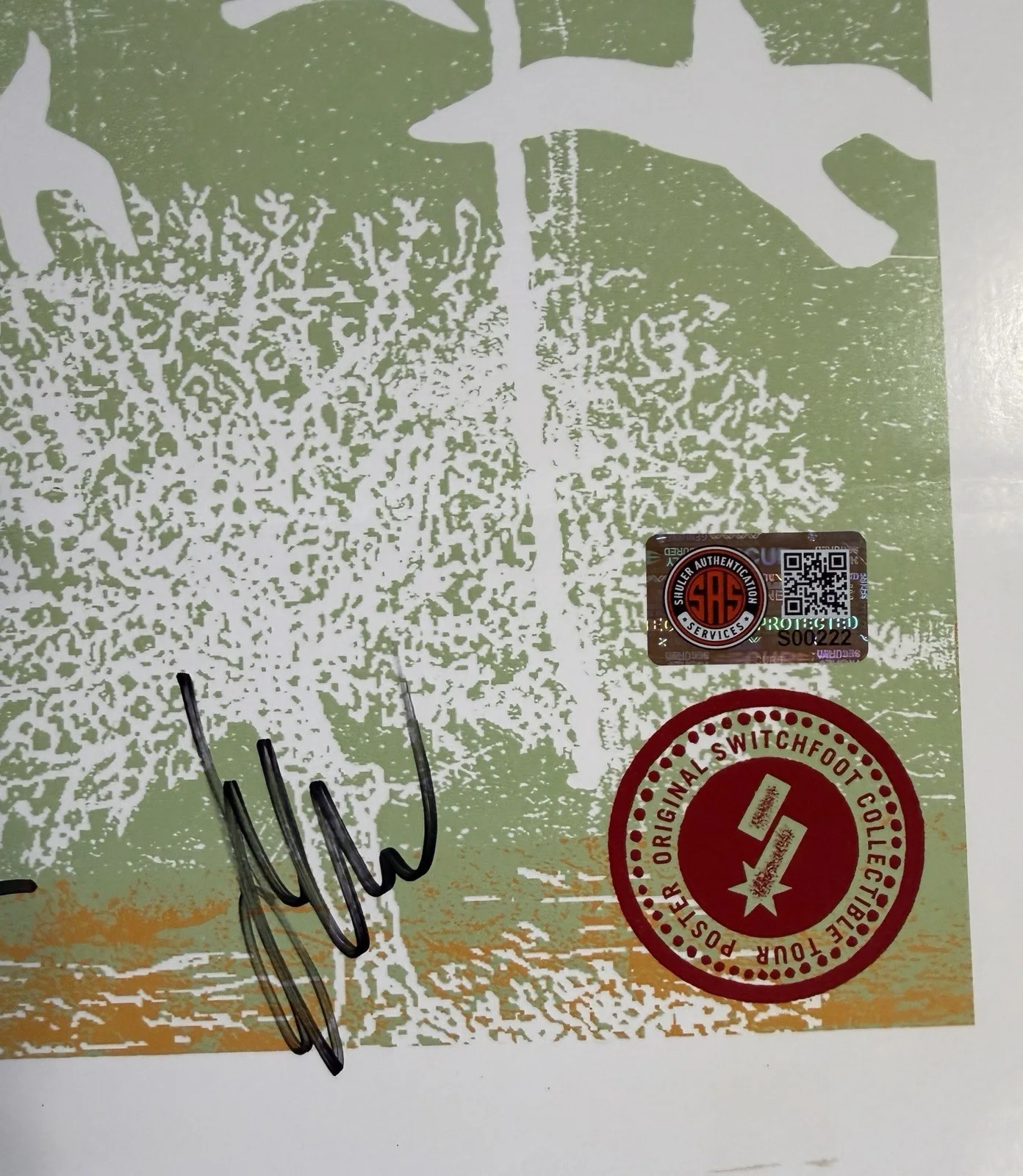 SwitchFoot (2) Original Signed Nothing Is Sound Fall Tour Posters SAS COA, image 4