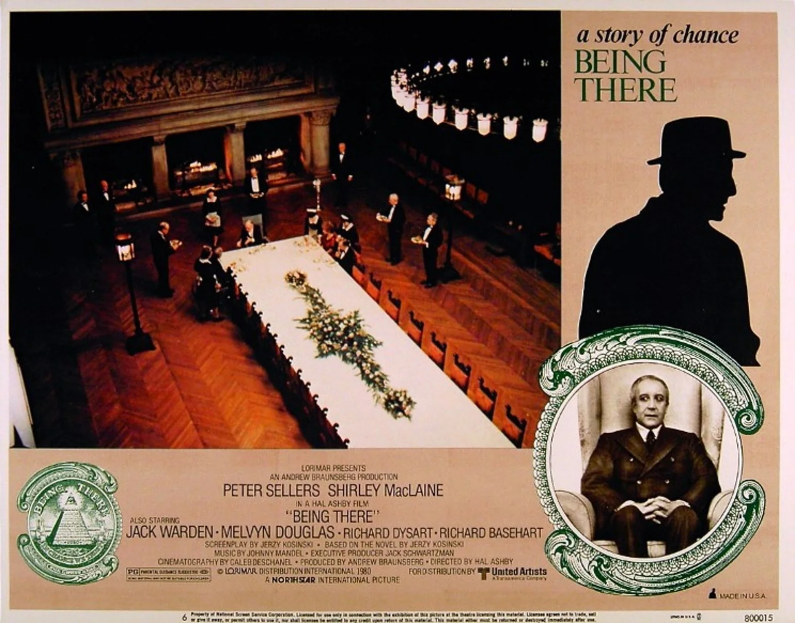BEING THERE 1980 Peter Sellers, Shirley Maclaine, Melvyn Douglas 5 LOBBY CARDS, изображение 4