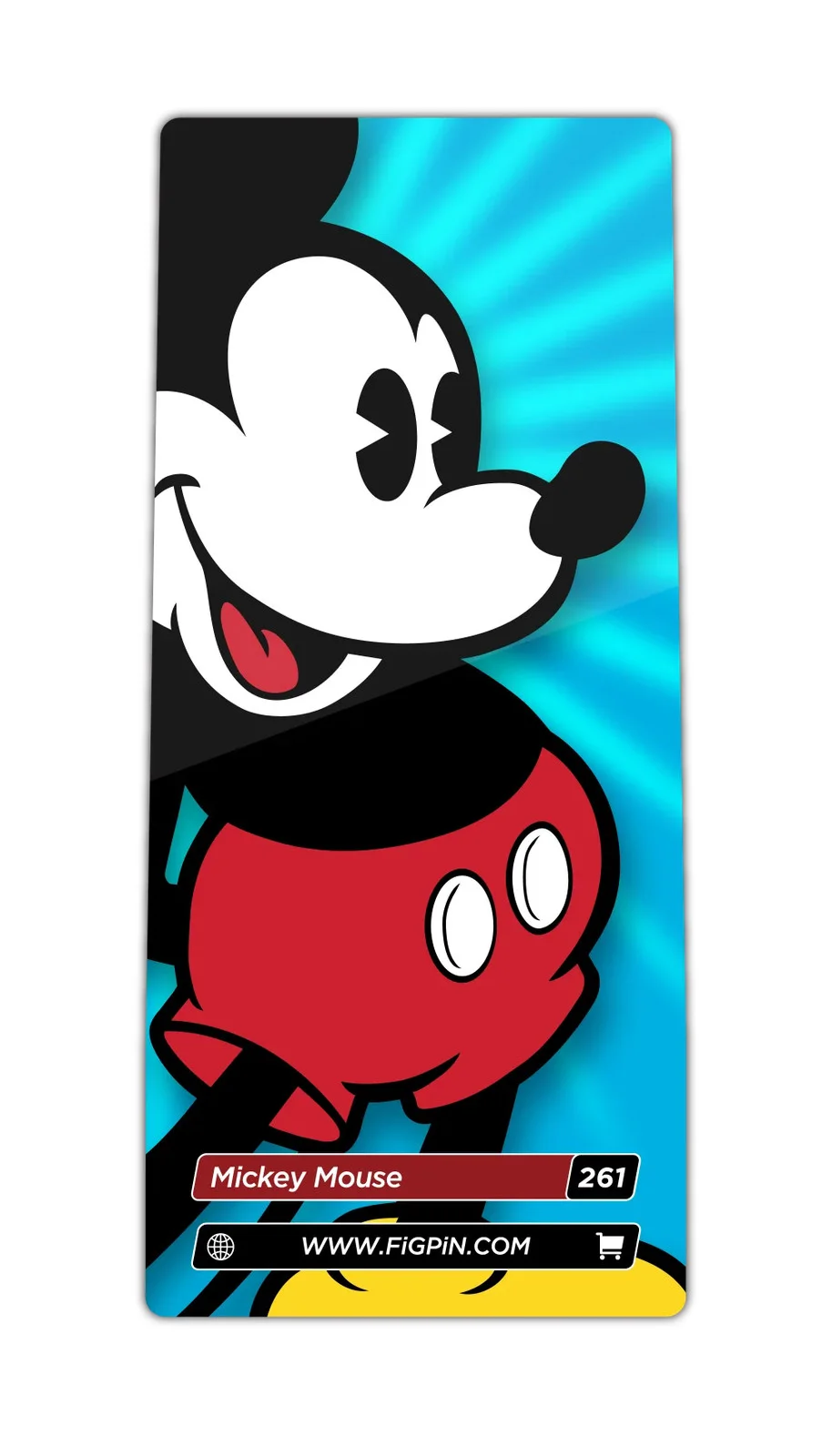 FiGPiN Mickey Mouse (0261) Disney 3-Inch Enamel Pin, image 2