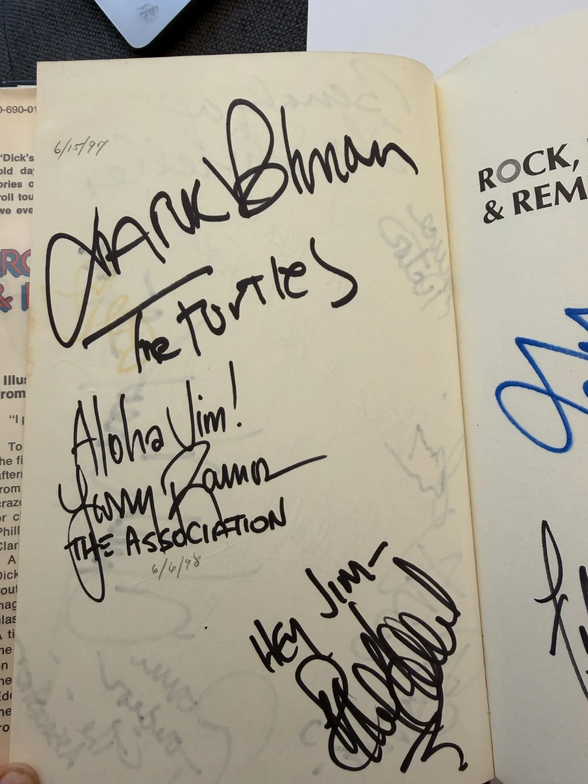 MANY!!!! Soul, doo-wop, rock autographs in Dick Clark book, image 4