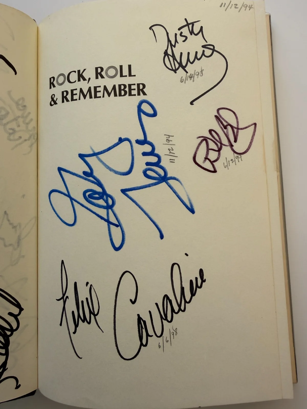 MANY!!!! Soul, doo-wop, rock autographs in Dick Clark book, image 5