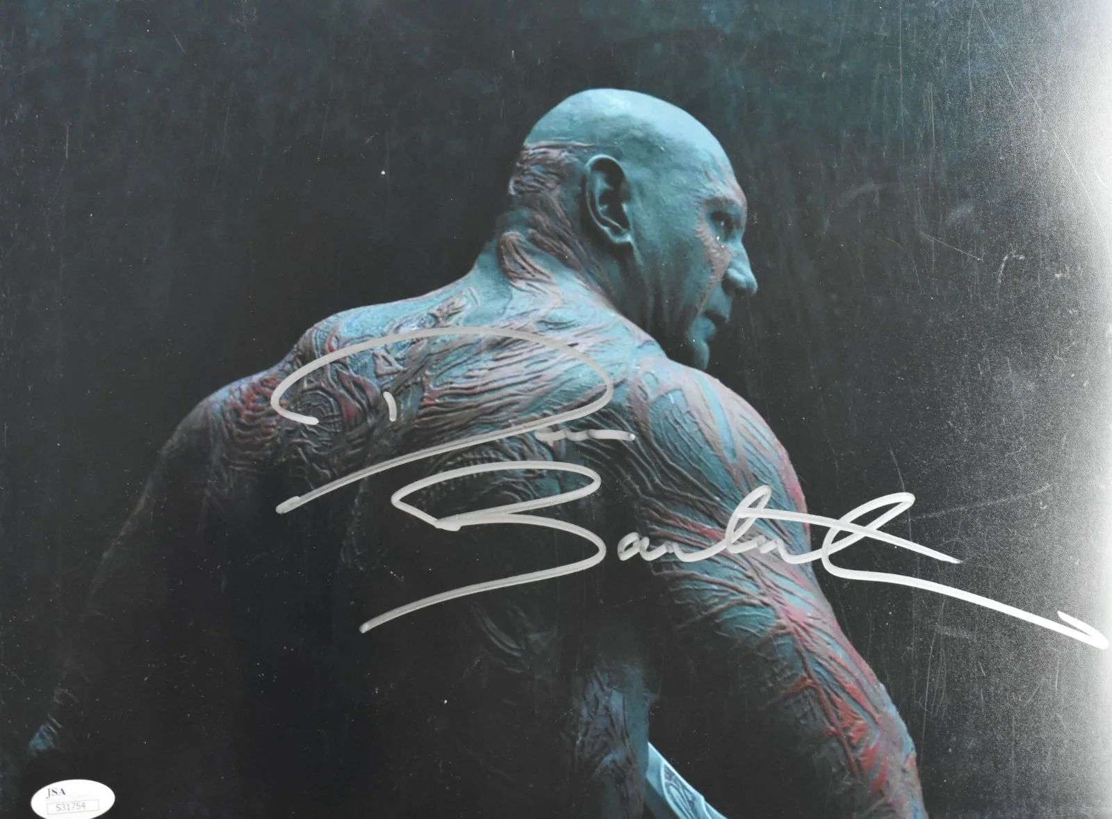 Dave Bautista — *GUARDIANS OF THE GALAXY* DAVE BAUTISTA SIGNED 11X14 PHOTO JSA AUTO DRAX