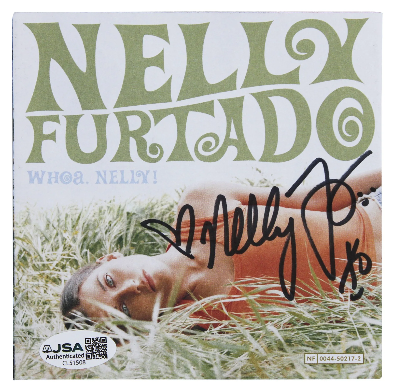 Nelly Furtado — Nelly Furtado Authentic Signed Whoa, Nelly! CD Booklet JSA #CL51508