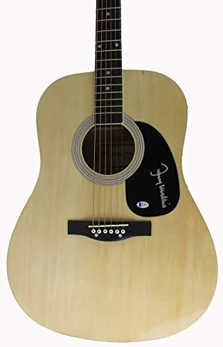 Johnny Mathis — Johnny Mathis Singer & Songwriter Authentic Signed Acoustic Guitar BAS #D78399, image 2