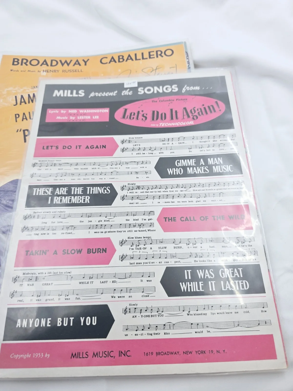 Jane Wyman Actress Signed Autographed Sheet Music 12x9, изображение 3