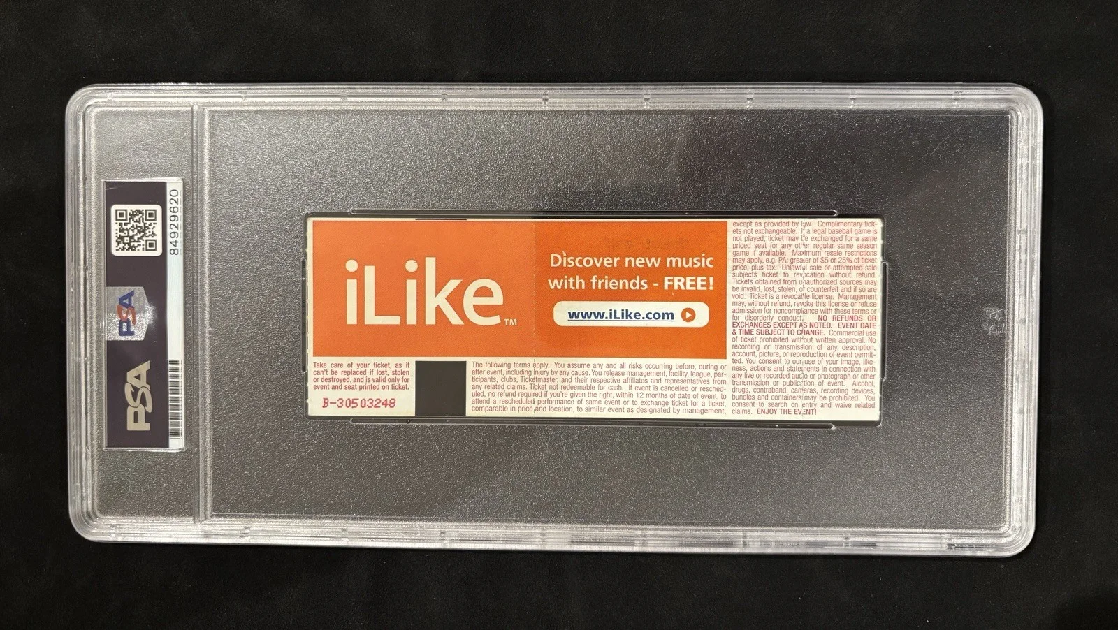 ROBIN WILLIAMS signed Comedy Stand-up ticket - PSA/DNA Slabbed - w/ Photo Proof, image 3