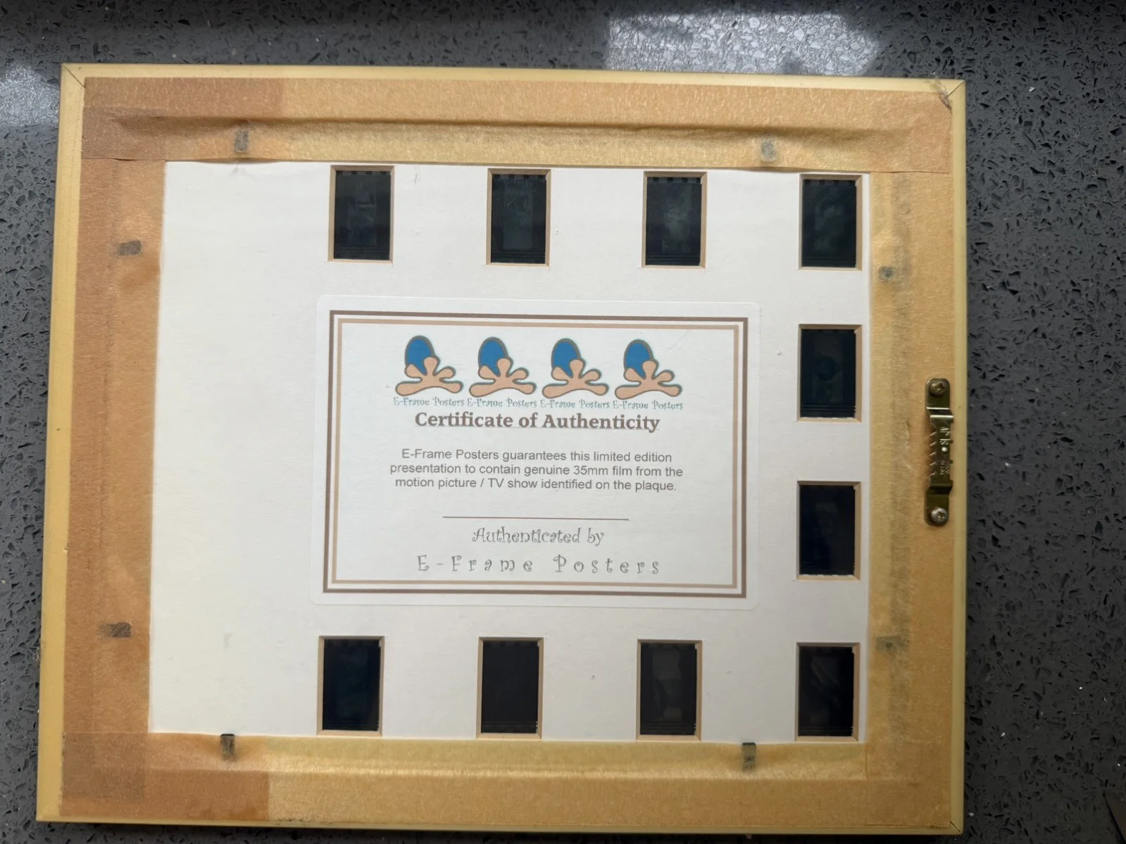 Limited Edition Film Memorabilia original 35mm film cells Bad Boys II Film 1/100, изображение 2