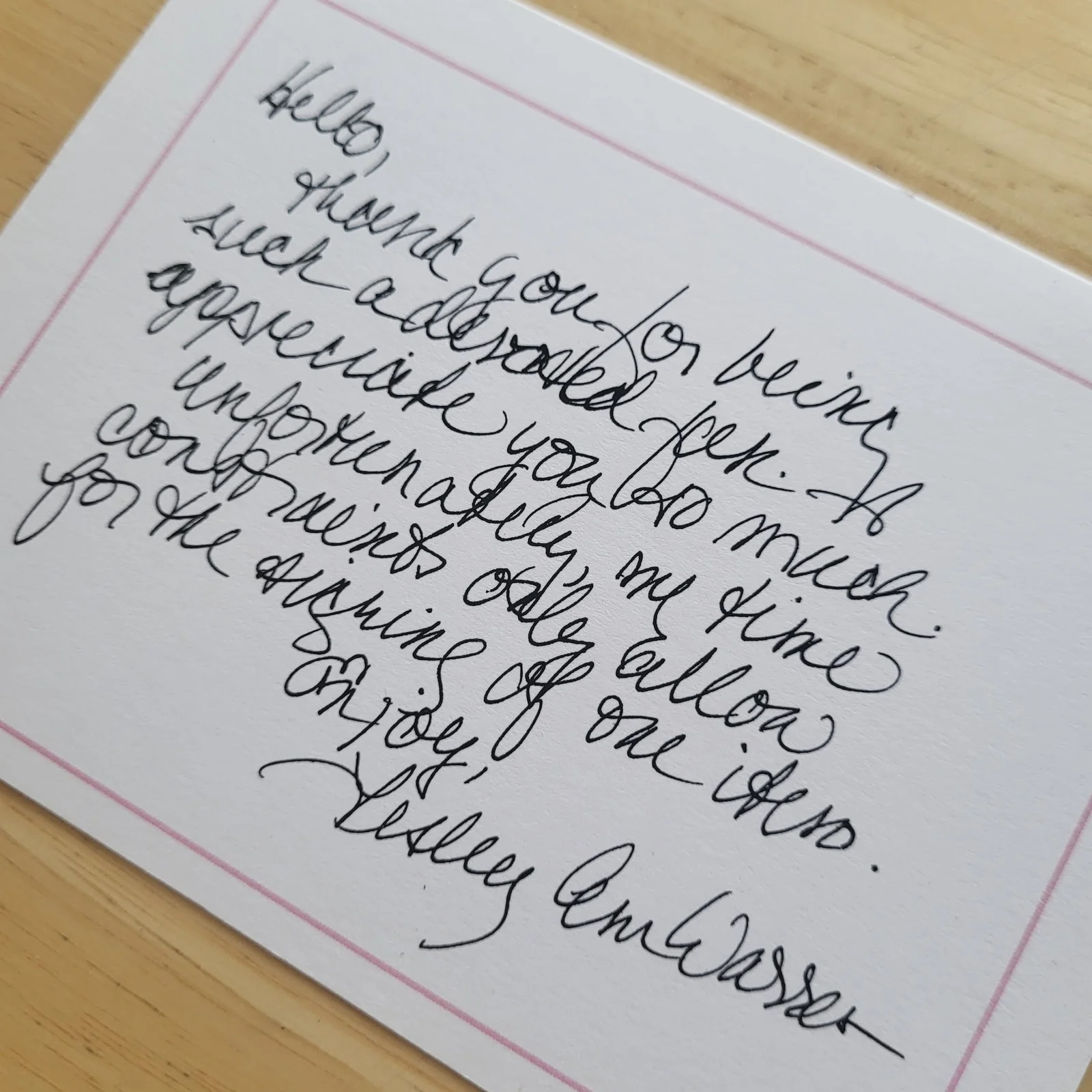 Lesley Ann Warren — Lesley Ann Warren Desperate Housewives Clue Hand Signed Card Autograph, изображение 2