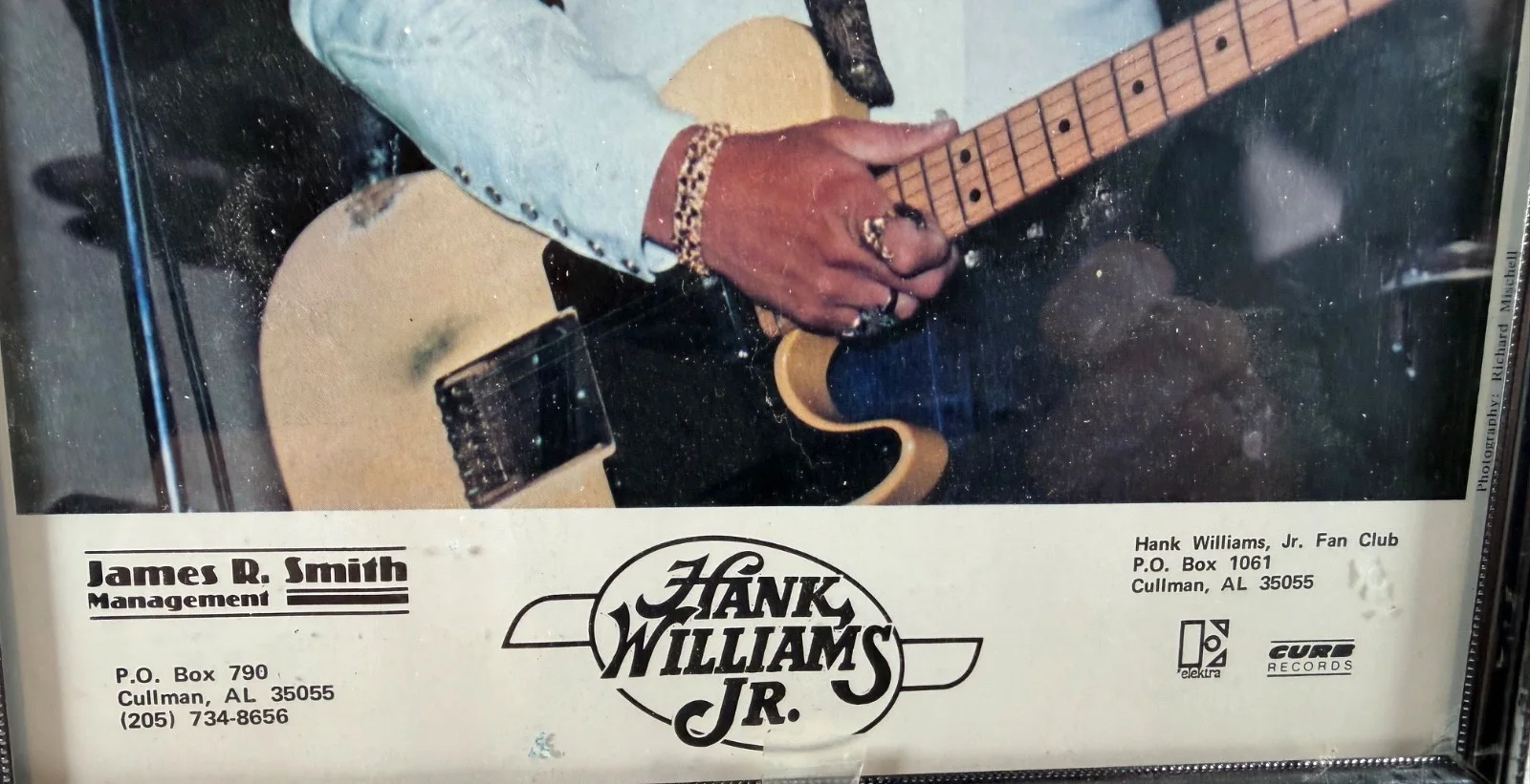 Rare Hank Williams Jr Autographed 8 X 10 Photo Circa 1980, image 2