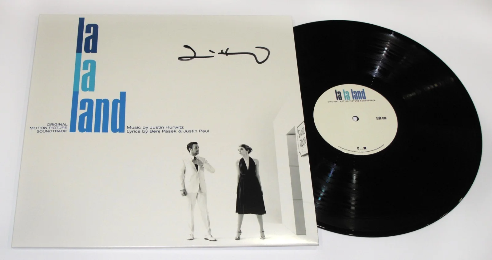 Justin Hurwitz — Justin Hurwitz signed "LA LA LAND" Vinyl Album c Emma Stone Ryan Gosling JSA COA, изображение 4