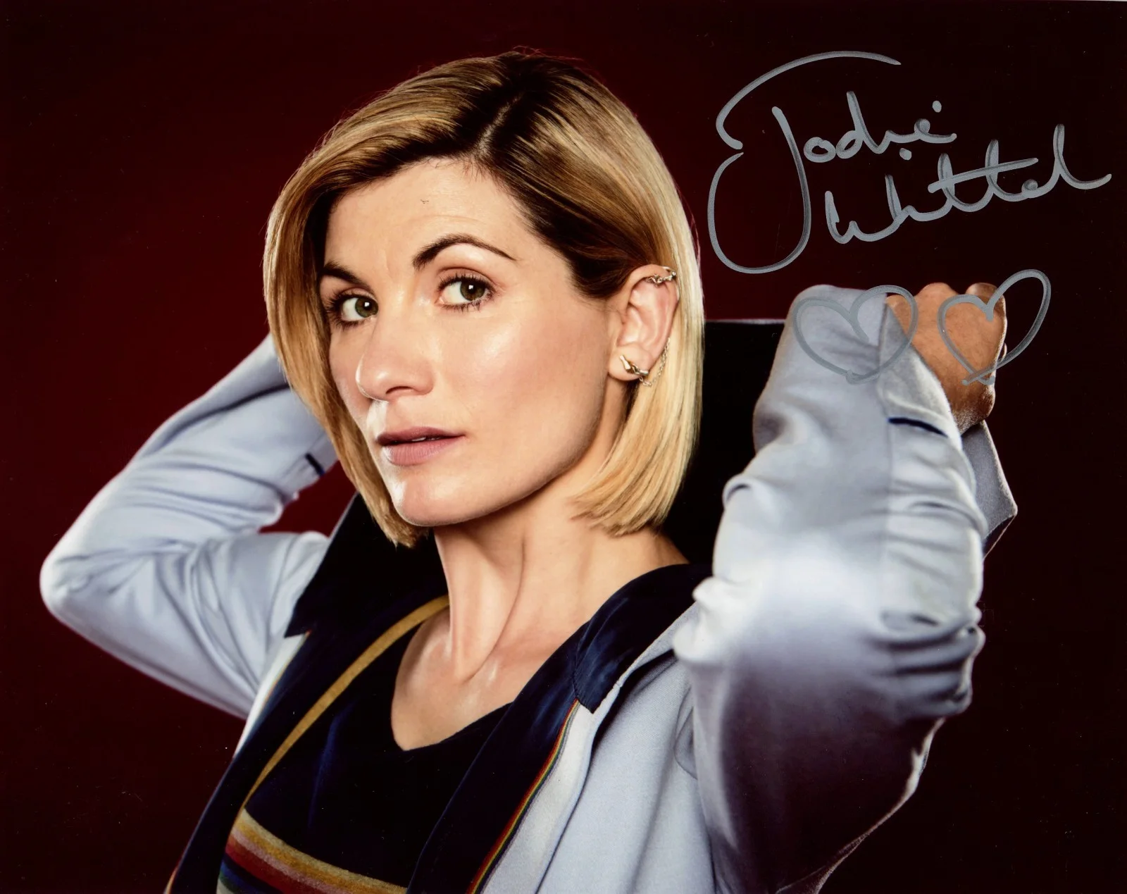 Jodie Whittaker — Jodie Whittaker Doctor Who 8x10 Signed Photo JSA Certified Autograph