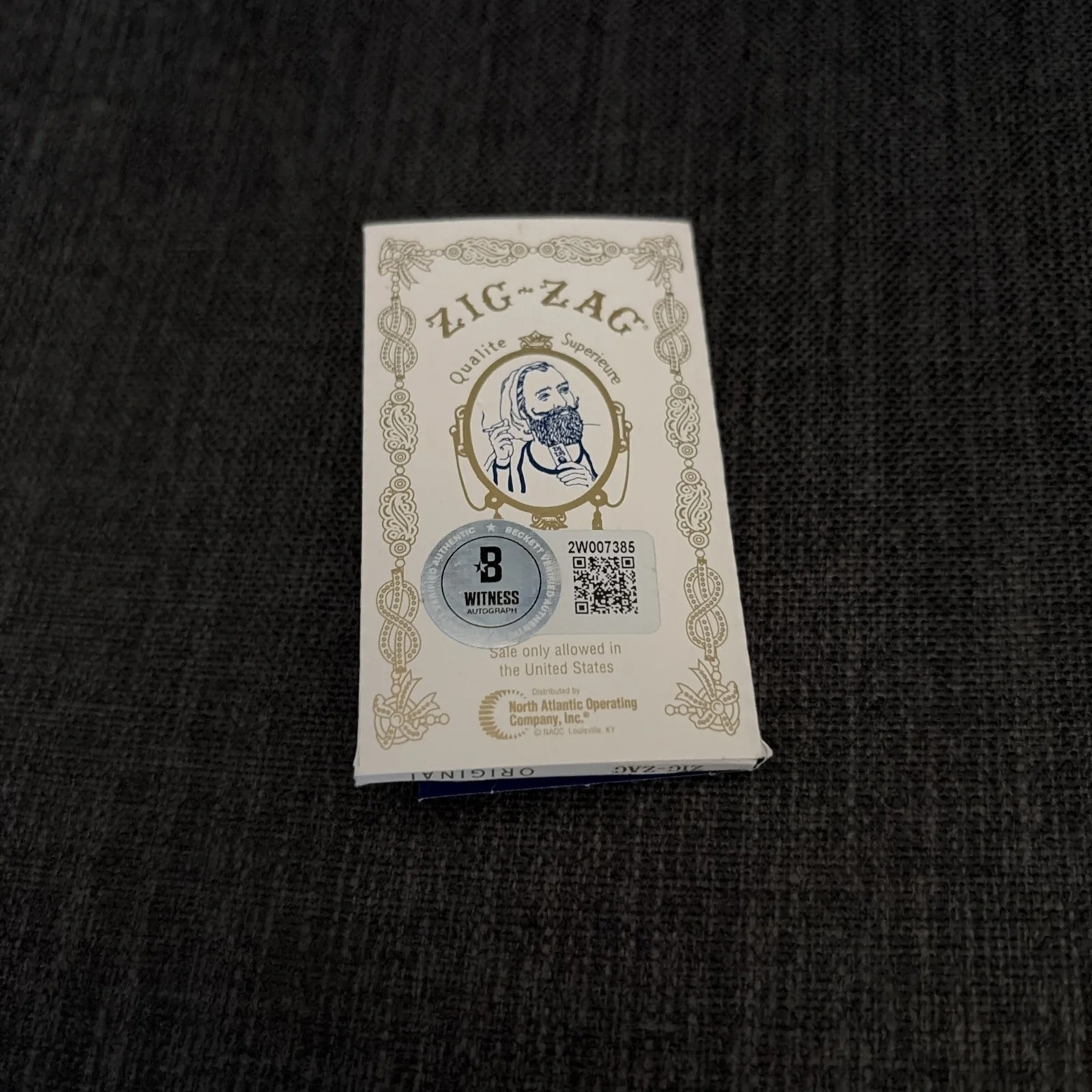 Cheech Marin Tommy Chong — Signed Cheech Marin and Tommy Chong Zig Zag Rolling Papers Beckett Witness, изображение 5