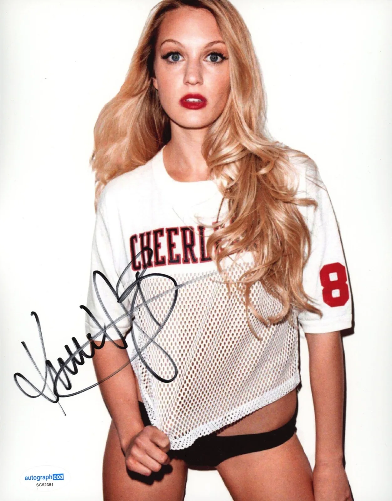KIRBY BLISS BLANTON — Kirby Bliss Blanton signed 8x10 Photo d EXACT PROOF Hot SEXY Project X ACOA COA, изображение 4